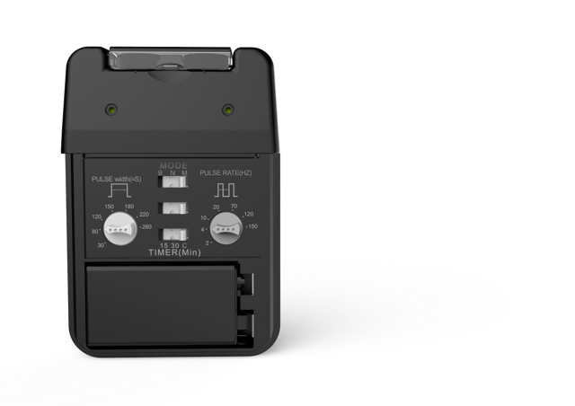TENS Device with 2 channels and supplied with 2 crocodile clips