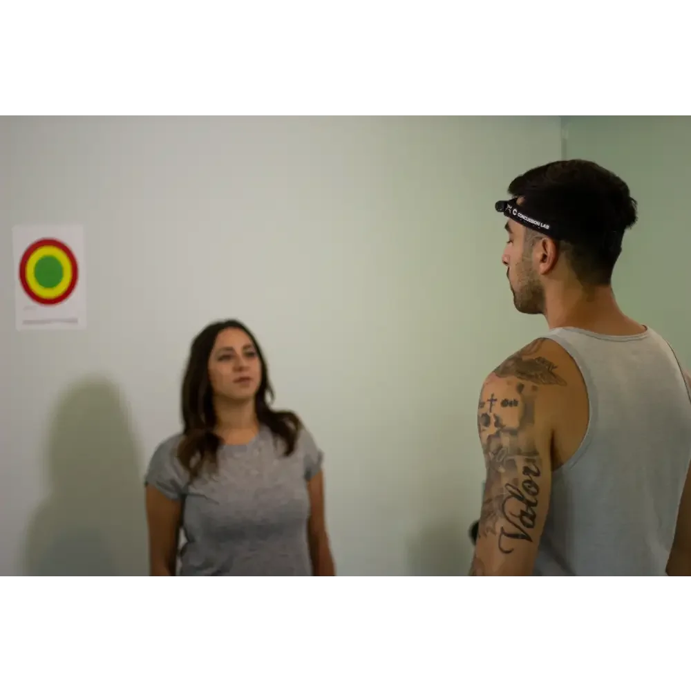 Pointeur laser pour rééducation cervicale - Proprioception