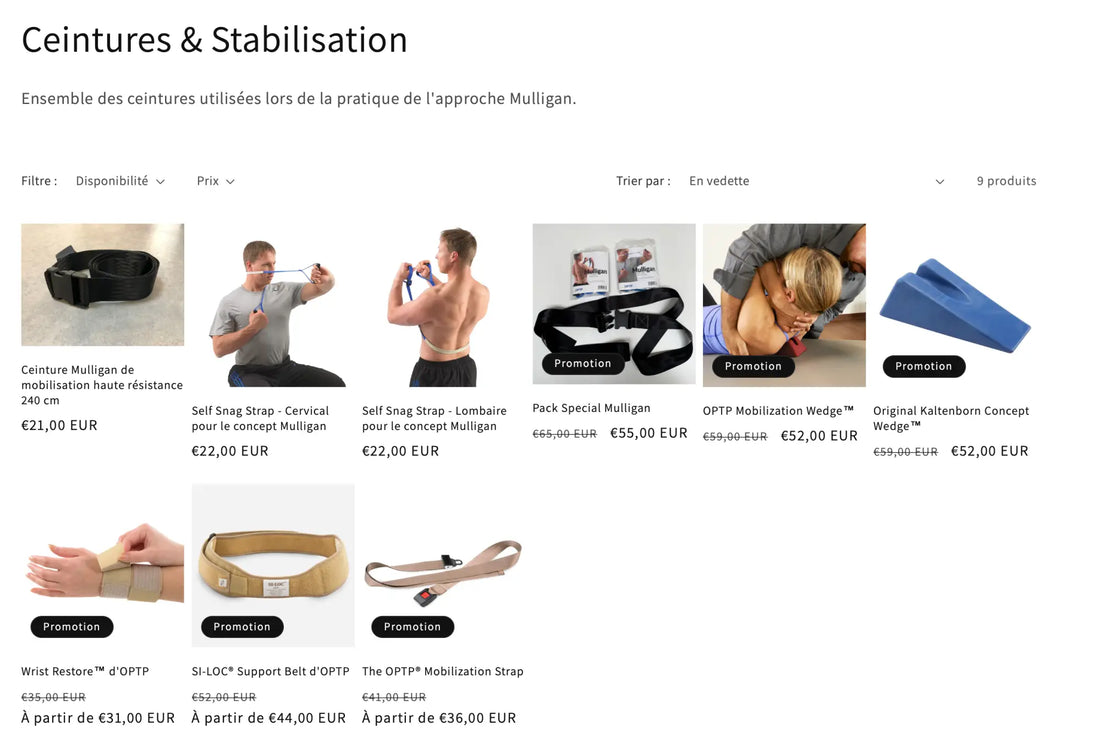 Les produits OPTP chez Edu-K!