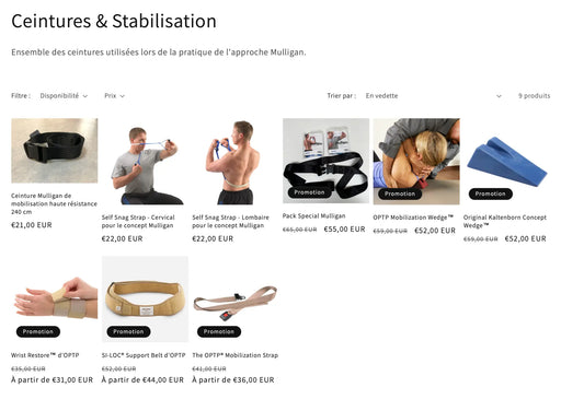 Les produits OPTP chez Edu-K!