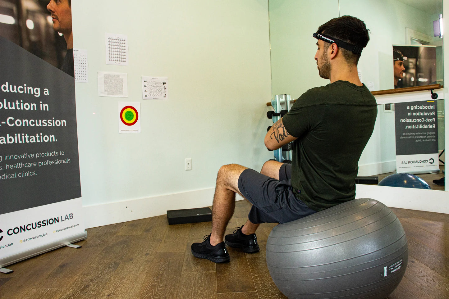 Pointeur laser pour rééducation cervicale