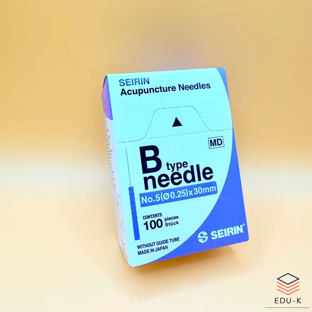 SEIRIN® type B Taille 0,25x30mm manche violet et 100 aiguilles par boîte - Aiguilles de dry-needling