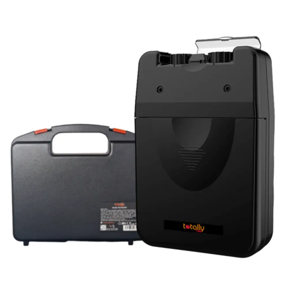 TENS Appareil avec 2 canaux et livrés avec 2 pinces crocodiles et une mallette plastique de transport - Aiguilles